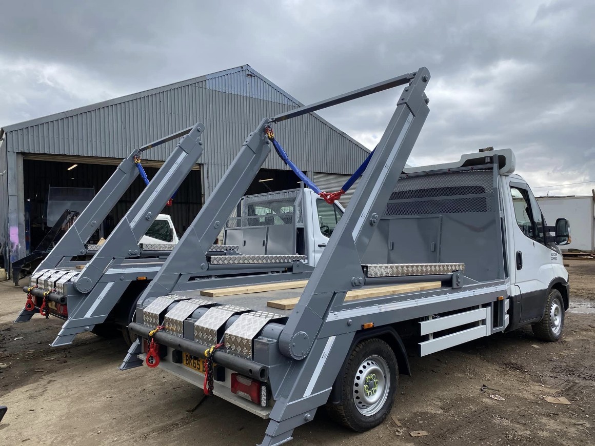 iveco mini skip loader 3.5 ton 